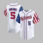 2025 Nationals Abrams Stowers Fouth Of July Jersey