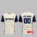 2025 Patriots Celebrating Pride Month Shirt Custom
