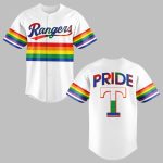 2025 Rangers Pride Night Baseball Jersey