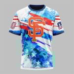 2025 SF Giants Independence Day 4th Of July Shirt
