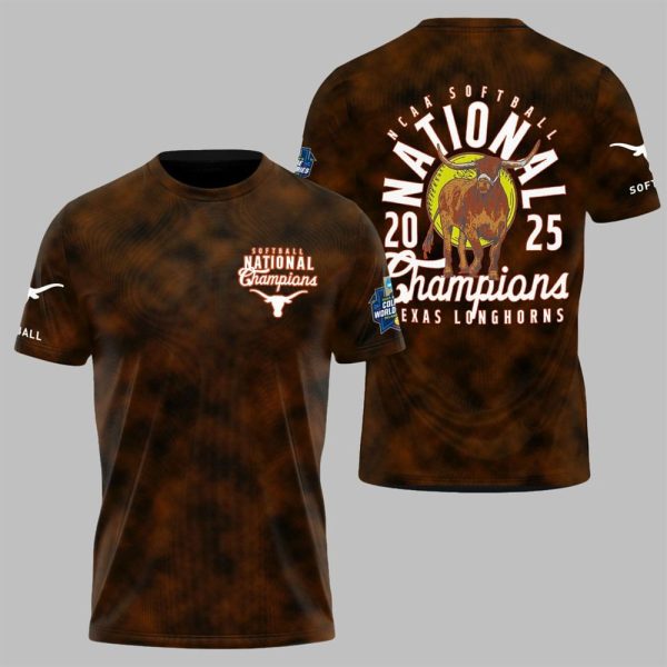 2025 Softball National Champions Longhorns Shirt 1