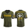 2025 Steelers 250th Anniversary US Army Jersey 1 2