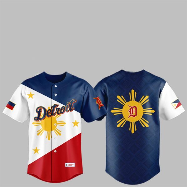 2025 Tigers Celebrating Filipino Heritage Night Jersey 1