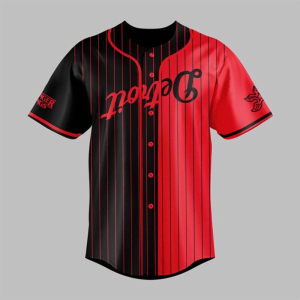 2025 Tigers Stranger Things Baseball Jersey 2