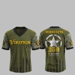 2025 Vikings 250th Anniversary US Army Jersey