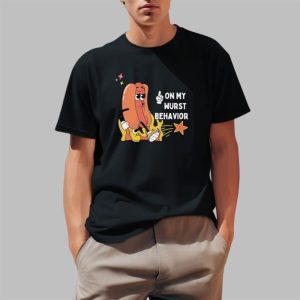 On My Wurst Behavior Hotdog Shirt 0 1