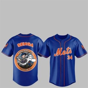 1 NY Mets Japan Rising Stars Kodai Senga Jersey 2025