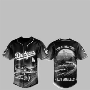 1 2025 LA Dodgers Classic Car Pride Jersey