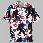 4th Of July Celebration Bigfoot Hawaiian Shirt