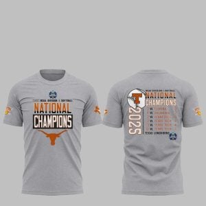 2025 Longhorns Softball National Champions Shirt 0