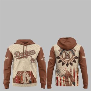 LA Dodgers Native American Heritage 2025 Hoodie
