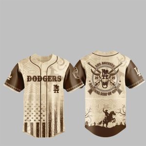 1 LA Dodgers National Day of Cowboy 2025 Jersey