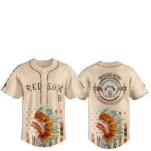Boston Red Sox Special Native American Day Jersey 2025