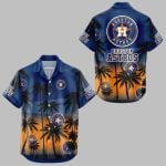 2025 Astros Vintage Night Coconut Tree Hawaiian Shirt