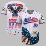 Athletics Independence Day Baseball Jersey 2025