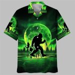 Bigfoot Night Hawaiian Shirt