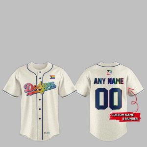 2025 LA Dodgers LGBTQ Pride Night Jersey 1