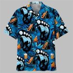 Camping Bigfoot Beer Hawaiian Shirt