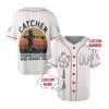 Catcher Because Pitchers Need Heroes Too Jersey 1 2