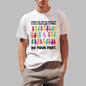Do Your Part Every Cig You Do Smoke Is A Cig A Child Can't Smoke Shirt