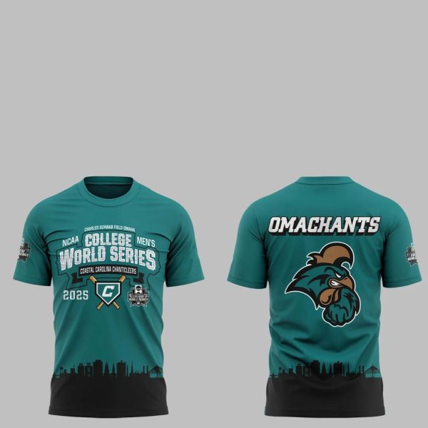 Coastal Carolina Baseball College World Series 2025 Shirt 0