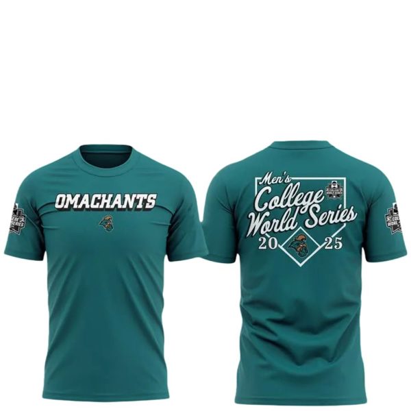 Coastal Carolina Omachants Mens College World Series 2025 Shirt 2