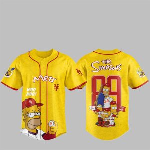 1 2025 NY Mets The Simpsons Jersey