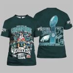 Eagles 2X Super Bowl Champions LII-LIX Shirt