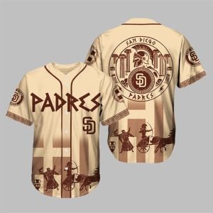 2025 SD Padres Greek Heritage Night Baseball Jersey 1