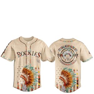 Colorado Rockies Special Native American Day Jersey 2025