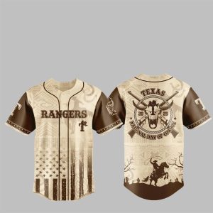 1 Rangers National Day of Cowboy 2025 Jersey