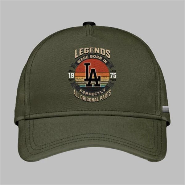 LA Dodgers Legends Were Born 1975 Camo Hat 2025