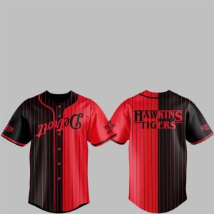 2025 Tigers Stranger Things Baseball Jersey 1
