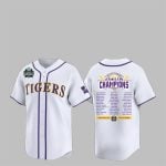 LSU Tiger 2025 Baseball National Champions Jersey
