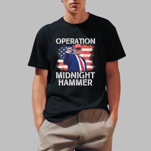 Donald Trump Operation Midnight Hammer USA Flag Shirt 0 1
