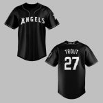 Los Angeles Angels Black Lights Out Jersey