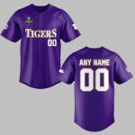 Men's College World Series 2025 Tigers Baseball Jersey