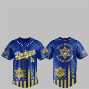 2025 LA Dodgers Jewish Heritage Night Jersey 1