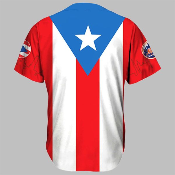 NY Mets Puerto Rican Heritage 2025 Baseball Jersey 2