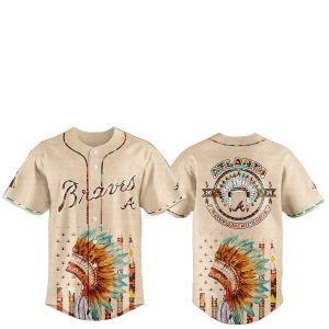 Atlanta Braves Special Native American Day Jersey 2025