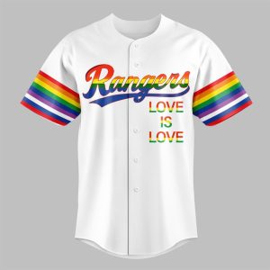 Rangers Love Is Love Pride Night 2025 Baseball Jersey 1
