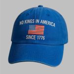 No Kings In America Print Baseball Cap