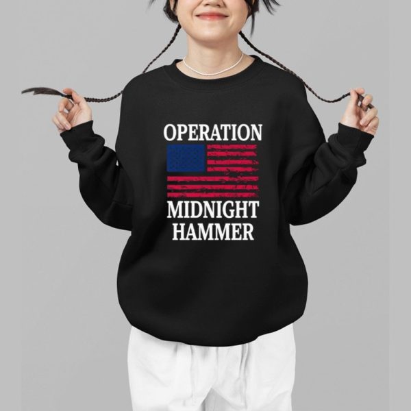 Operation Midnight Hammer with American Flag Shirt 1 b