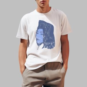 Portrait Burning Blue Shirt 0 1