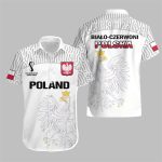 Poland Polska World Cup Hawaiian Shirt