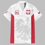 Poland Rugby Biało-czerwoni The White and Reds Hawaiian Shirt