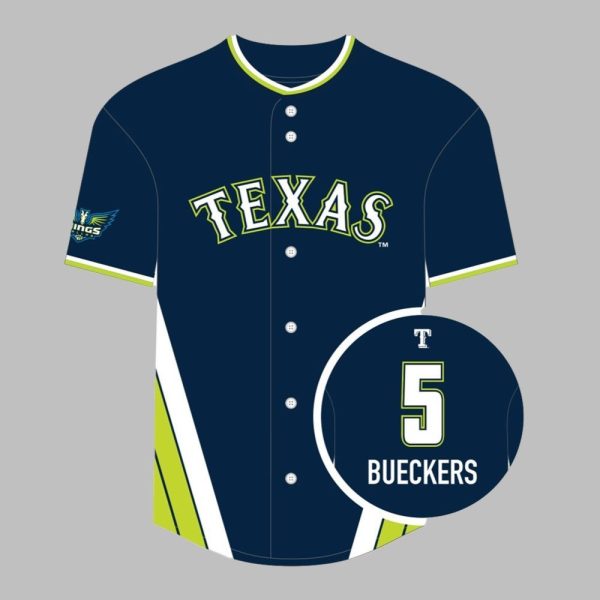 Rangers Dallas Wings Night Jersey 2025 Giveaway 1 1