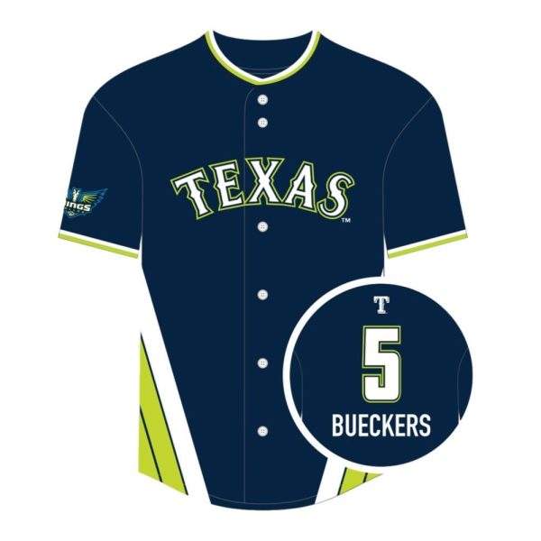 Rangers Dallas Wings Night Jersey 2025 Giveaway 1 2