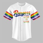 Rangers Love Is Love Pride Night 2025 Baseball Jersey