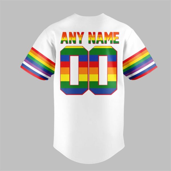 Rangers Love Is Love Pride Night 2025 Baseball Jersey 2